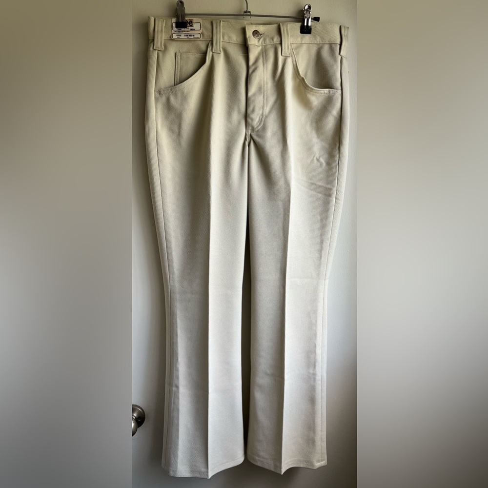 NWT Lee Knit Boot Cut Flare Pants - Cream